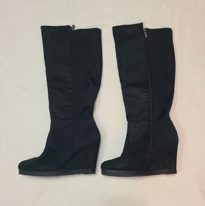 Lane Bryant Black Boots Size 9W